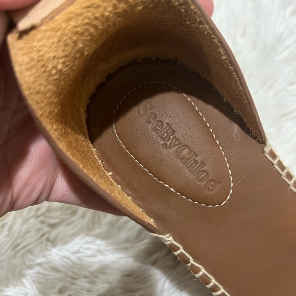 See by Chloe glyn fringed wedge espadrille - Size 41/US 10.5 - Picture 5 of 13